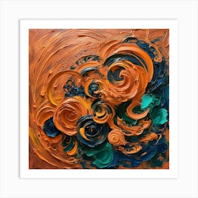 Abstract Painting 4 Art Print