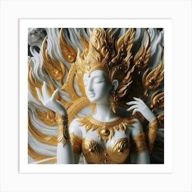 Thailand Goddess Art Print