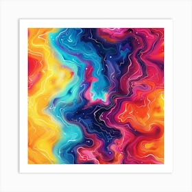 Abstract Aura (4) Art Print