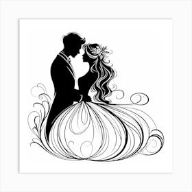 Creative Love And Relationship Illustration 95 Art Print