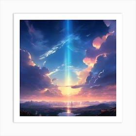 The Luminous Soundtrack Of The Sky Art Print