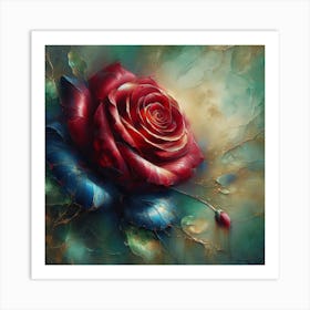 Rose Painting Art Print