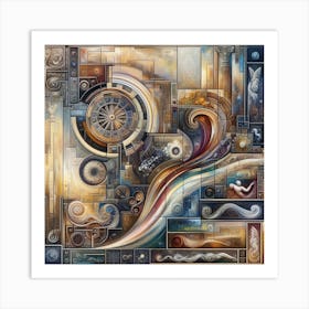 Abstract Painting 14 Art Print