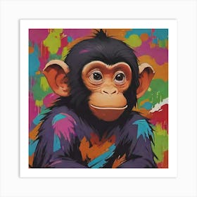 Chimpanzee Art Print