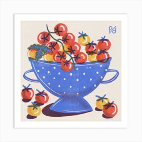 Fresh Tomatoes Square Art Print