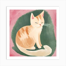 Cat Portrait 4 Art Print