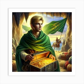 Legend Of The Golden Chest Art Print