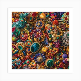 Beadwork Art Print