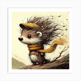 Hedgehog Art Print