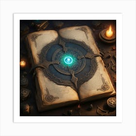 Book Of Spells Art Print