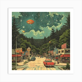 City In The Sky Art Print