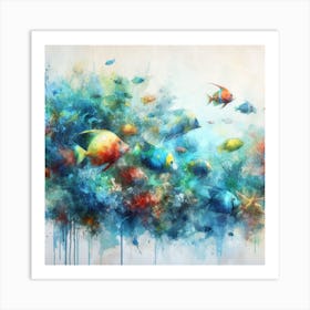 Rippling Universe 1 Art Print