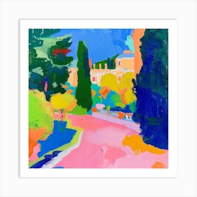 Abstract Park Collection Schnbrunn Palace Gardens Vienna 1 Art Print