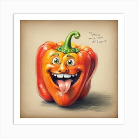 Happy Pepper 2 Art Print