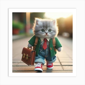 Cute Kitten 5 Art Print