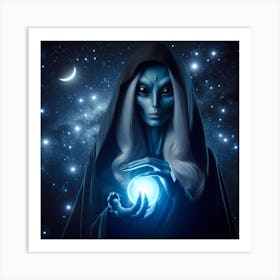 Alien Goddess Art Print