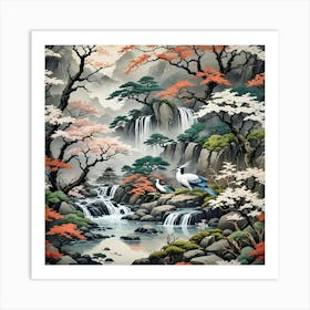 Japanese Landscape Art Print