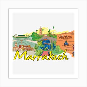 Marrakech Art Print