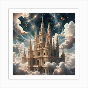 Castle In The Clouds 8 Art Print