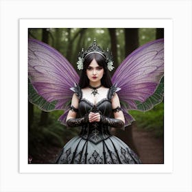 Gothic Fairy Art Print