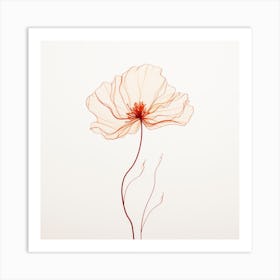 Poppy Flower 3 Art Print