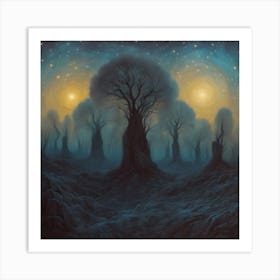 'The Trees Of The Night' Art Print