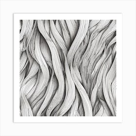 Realistic Hair Flat Surface Pattern For Background Use Ultra Hd Realistic Vivid Colors Highly De (4) Art Print