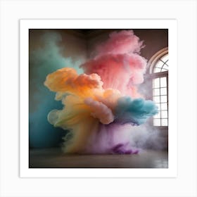 Smoke - Smoke Stock Videos & Royalty-Free Footage Art Print