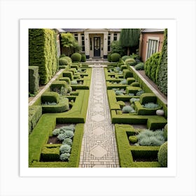 Formal Garden 1 Art Print