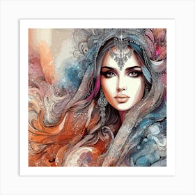 Indian women  Art Print