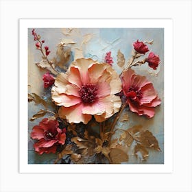 Hollyhock 7 Art Print