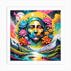 Psychedelic Art Art Print