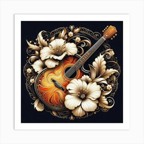 Acoustic Guitar Art Print