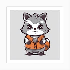 Raccoon Art Print