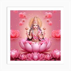 Maha Laxmi Image Art Print