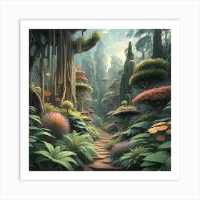 Path In The Forest Art Print