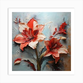 Amaryllis 1 Art Print