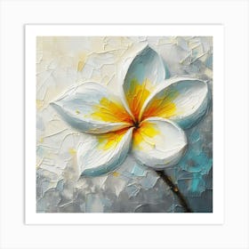 Frangipani 3 Art Print