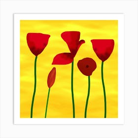 Red Poppies 1 Art Print