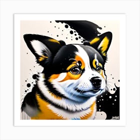 Corgi 1 Art Print