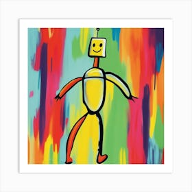 Robot Art Print