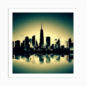 New York City Skyline 57 Art Print