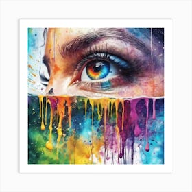 Eye Of The Rainbow Art Print