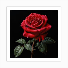 Red Rose 1 Art Print