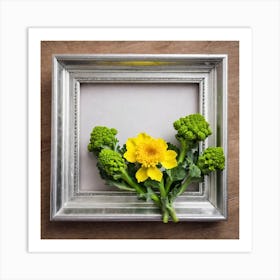 Flower In A Frame Art Print