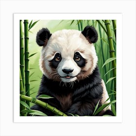 Panda Bear 10 Art Print