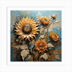 Flower of Sunflowers 1 Art Print