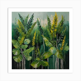 Default Original Landscape Plants Oil Painting 27 Art Print