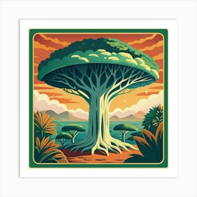 Atherton Tableland S Curtain Fig Tree Australia Art Print