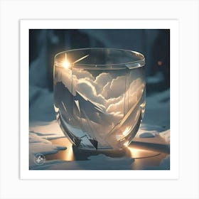 Glass Of Water Art Print